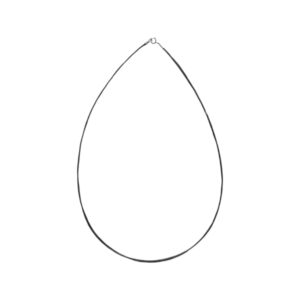 Collier 10 fils et fermoir 925. Acier