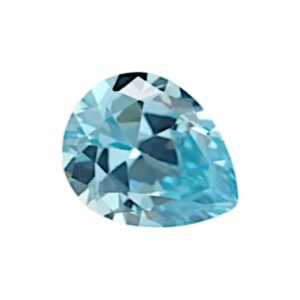 Zirconia AAAAA Peer  4*6mm  Light Sea Blue STAFFELKORTING