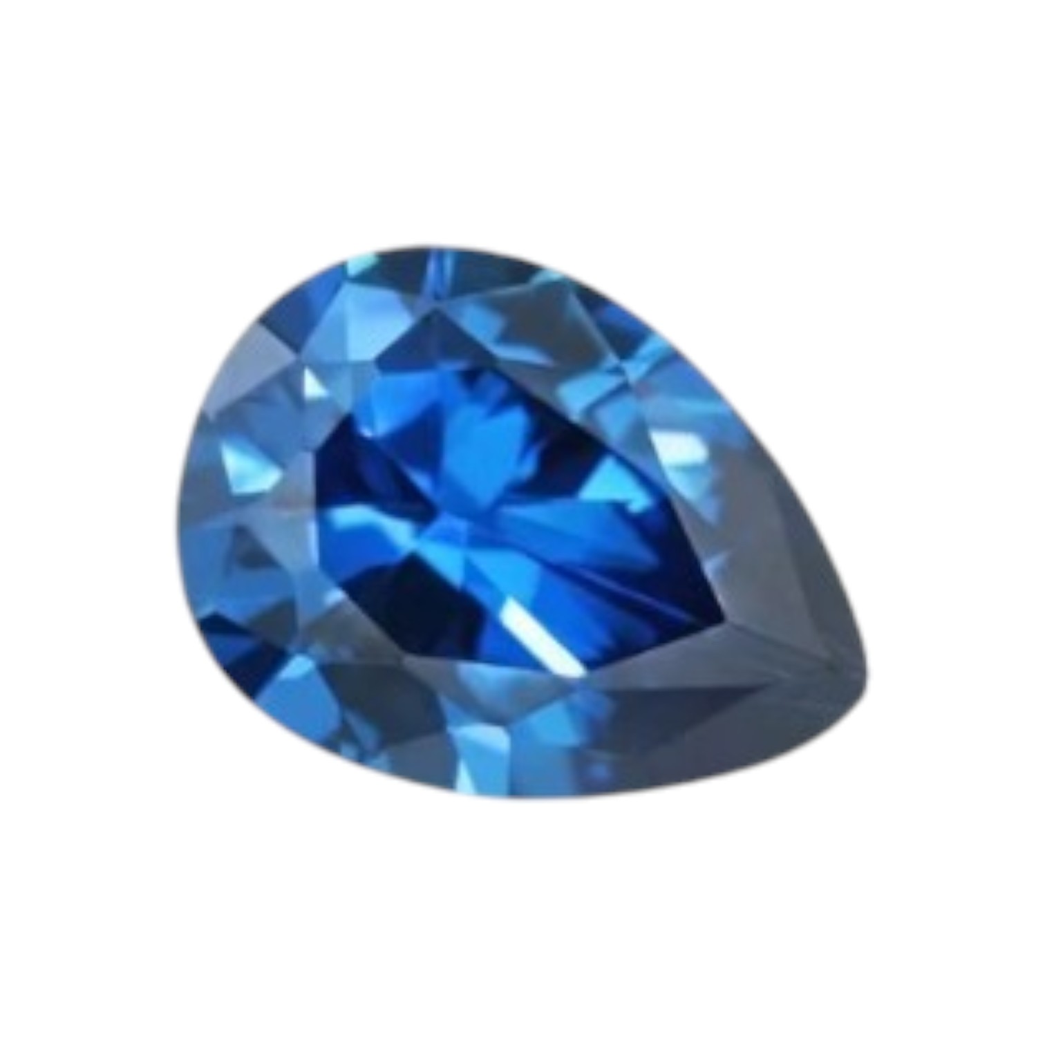 Zirconia AAAAA Peer 4*6mm Deep Sea Blue STAFFELKORTING