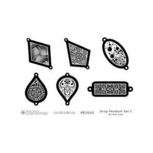 Pam East Template & Texture.  Set 5   2 Delige set PE2045