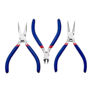 Set met 3 tangen voor sieraden maken.