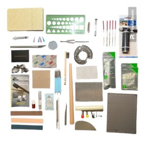 Starterspakket zilverklei XXL zeer uitgebreid met zilverklei inclusief zilver en gereedschappen