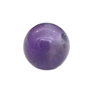 Amethyst  Natuursteen kraal. Half geboord  6mm