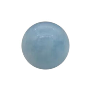 Aquamarijn Natuursteen kraal. Half geboord  6mm