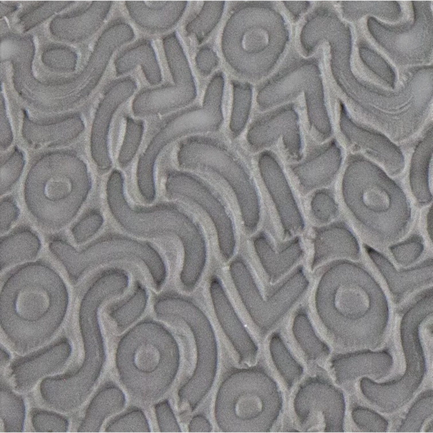 Textuurmat Rubber 5*10 cm Abstract doodles - Afbeelding 2