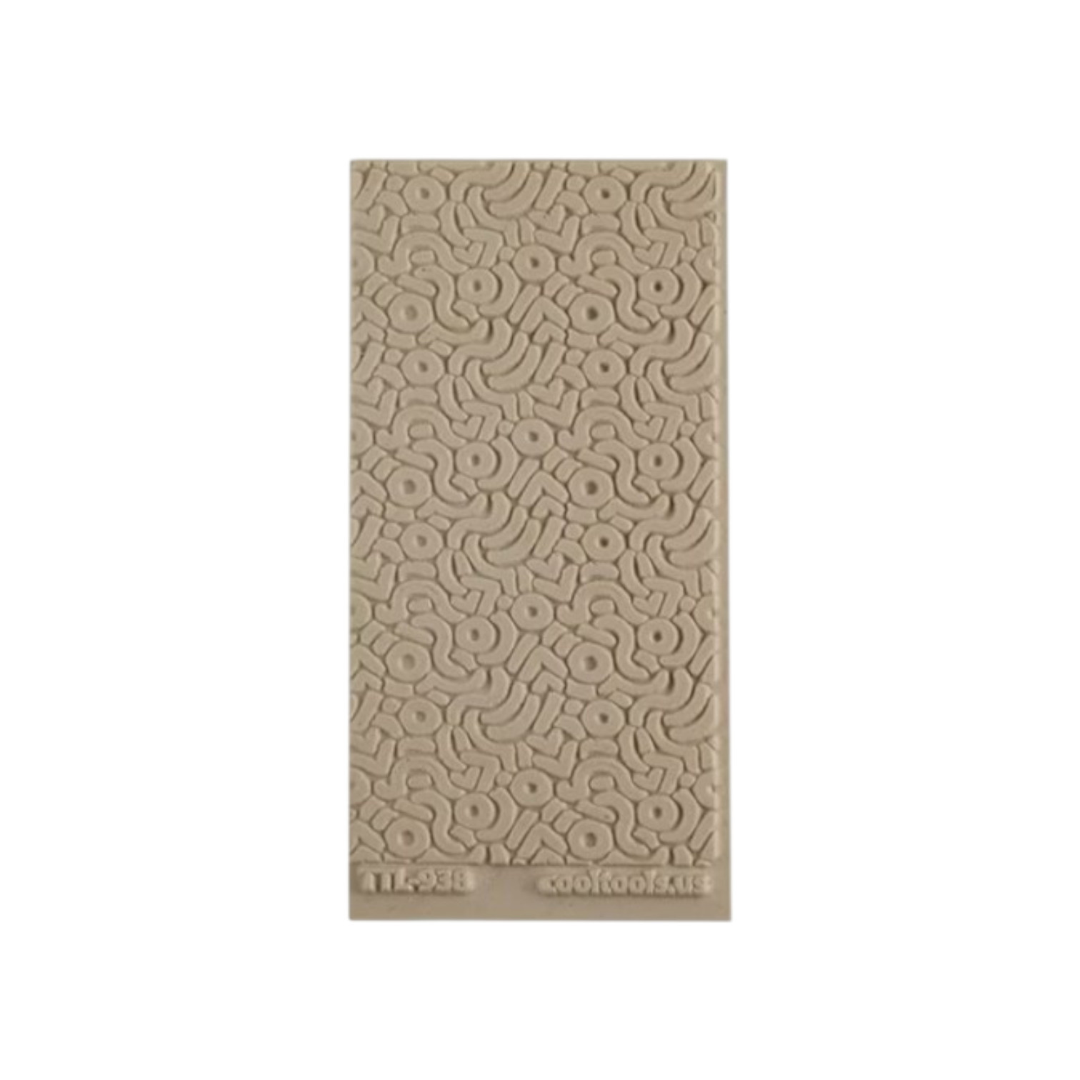 Textuurmat Rubber 5*10 cm Abstract doodles