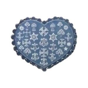 Siliconen mini mal met o.a. franse lelie