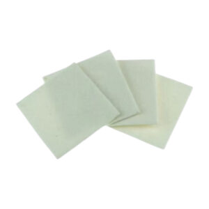 Keramisch papier dikte 1mm 8*8 cm  Verpakt per 10 stuks