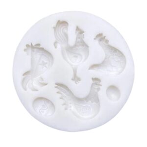 Siliconen mal kip en ei