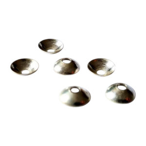 Kralenkapje 925 Zilver. 10 mm Glad en glanzend.