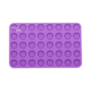 Siliconen mal voor letter hangers en bedels