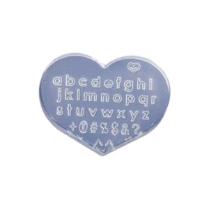 Siliconen mini mal letters. Kleine letter
