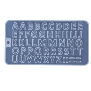 Mal letters, alfabet. Letterhoogte 18mm