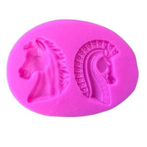Siliconen mal 2x paardenhoofd