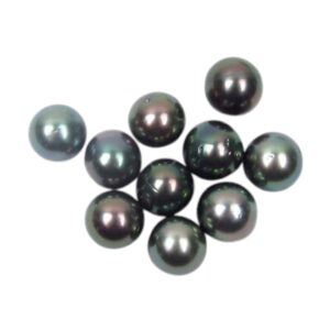 Natuurlijke gecultiveerde parel. Donker. Diverse maten.