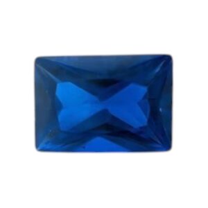 Zirconia AAAAA Rechthoek Div Afmetingen HITTEBESTENDIG Spinel Blauw STAFFELKORTING