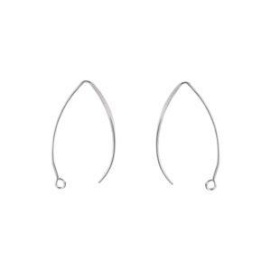 Oorhaakjes RVS Hoogte 40 mm DQ kwaliteit.