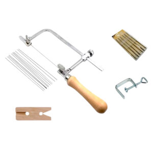 Sieraden zaagbeugel en toebehoren. Complete set