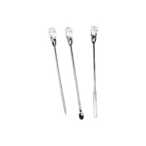 Spateltjes van rvs voor het werken met UV-resin Set van 3