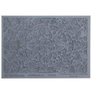 Textuurmat RubberKaleidoscope Weave INVERSE Pam East