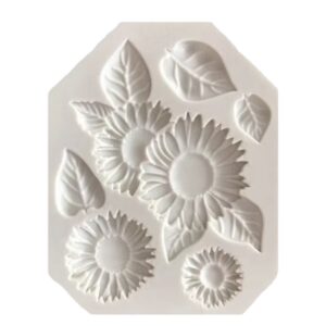 Siliconen mal  zonnebloemen