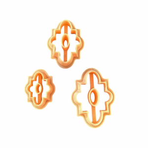 UItsteekvormen voor klei-sieraden Ornament 3 delig