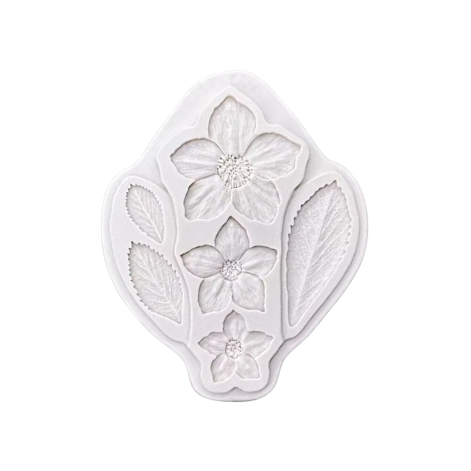 Siliconen mal aardbei bloesem