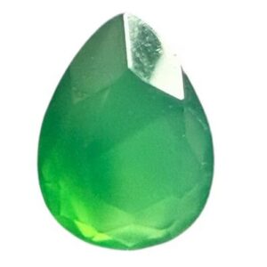 Cabochon Green Agaat 6*8 mm Druppel vorm