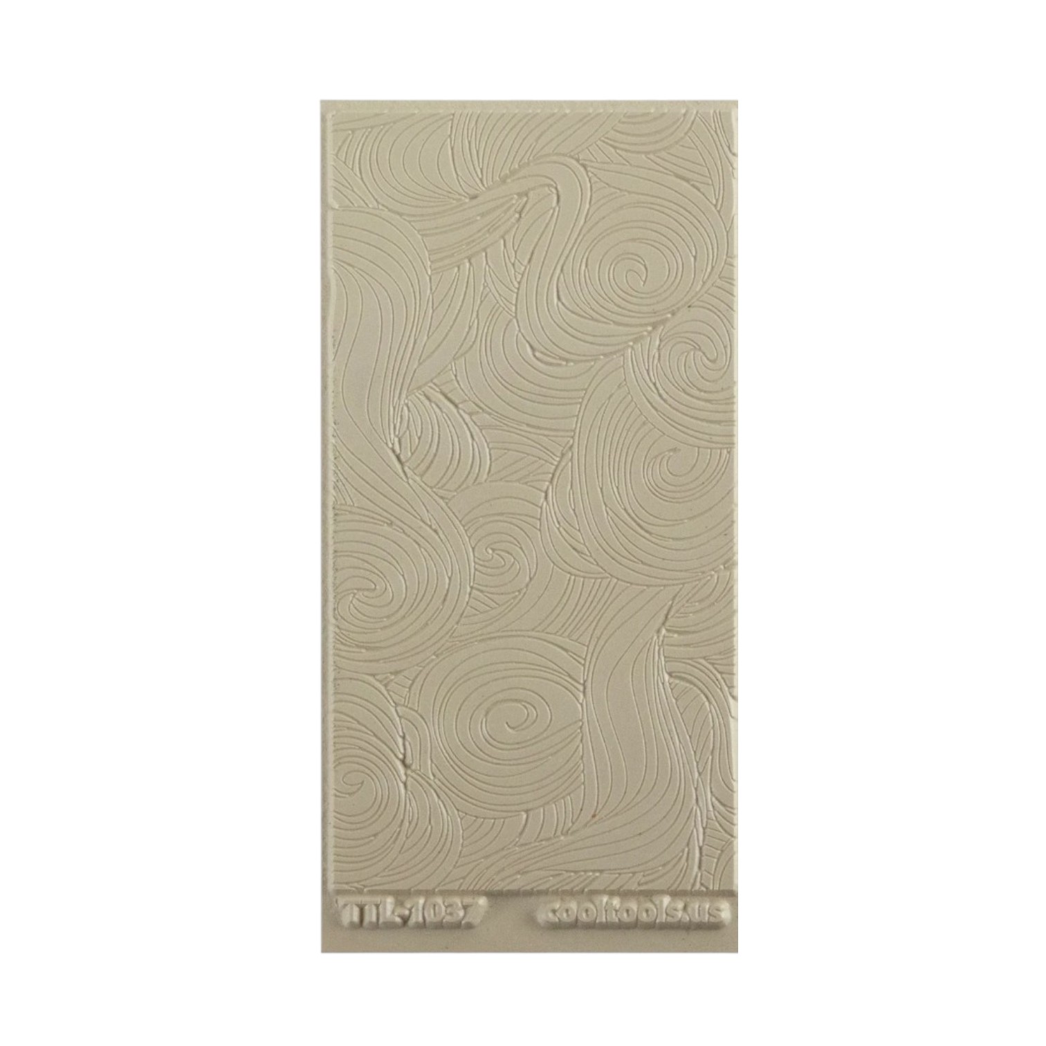 Textuurmat Rubber ca 5*10 cm Entangled Embossed