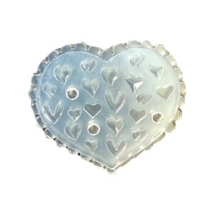 Siliconen mini mal met speelse hartjes