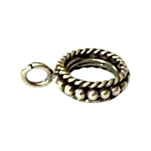 Hangeroog / bail Fijn zilver. Antiek.