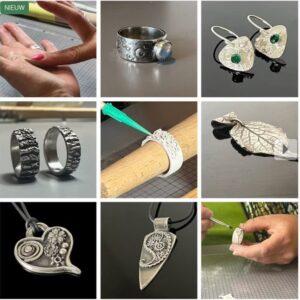 Korte cursus zilveren sieraden maken Muzisch centrum Emmeloord