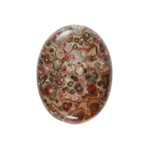 Leopard skin, luipaard vel Jasper Natuursteen cabochon Ovaal Diverse afmetingen.