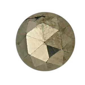 Pyrite Cabochon Rose-cut Natuursteen Rond 4mm