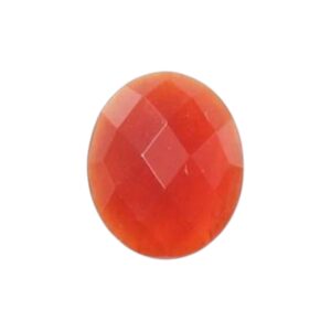 Cabochon Red Agaat Facet geslepen ovaal 8*10mm