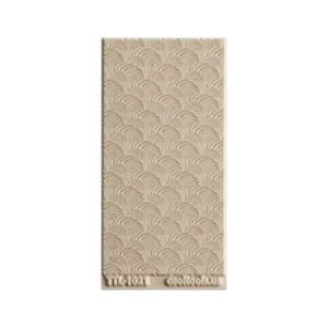Textuurmat Rubber. ca 5*10 cm Seashell Sunset Embossed