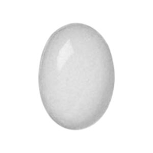 Witte Jade  Cabochon Natuursteen Ovaal  Diverse maten