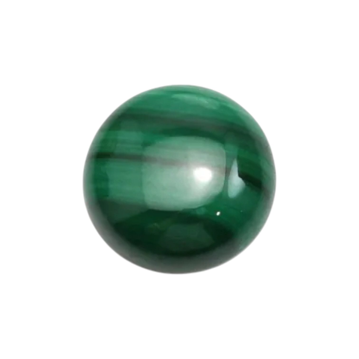 Malachiet Cabochon Platte onderkant Natuursteen Diverse afmetingen