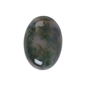 Natuursteen Cabochon Ovaal Mosagaat Diverse afmetingen.