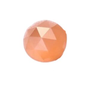 Peace moonstoon Cabochon Facet geslepen Platte onderkant Natuursteen Rond 6 mm