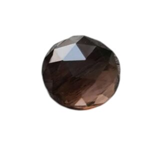 Smoke Quartz  Cabochon Facet geslepen Platte onderkant Natuursteen Rond 6 mm