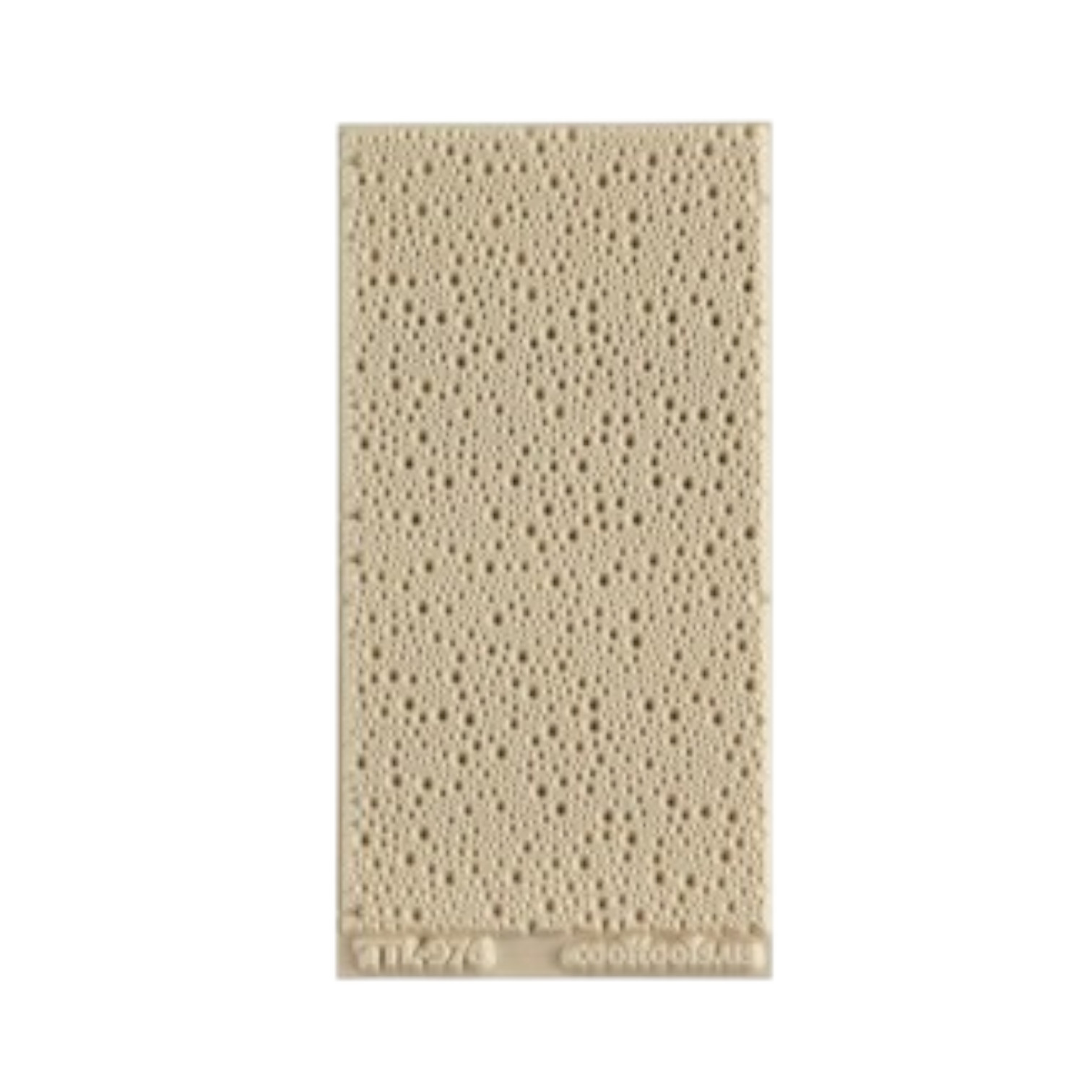 Textuurmat Rubber ca 5*10 cm Suds Embossed - 976