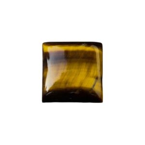 Tijgeroog vierkant  Cabochon natuursteen 10*10mm